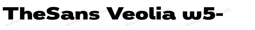 TheSans Veolia w5字体转换